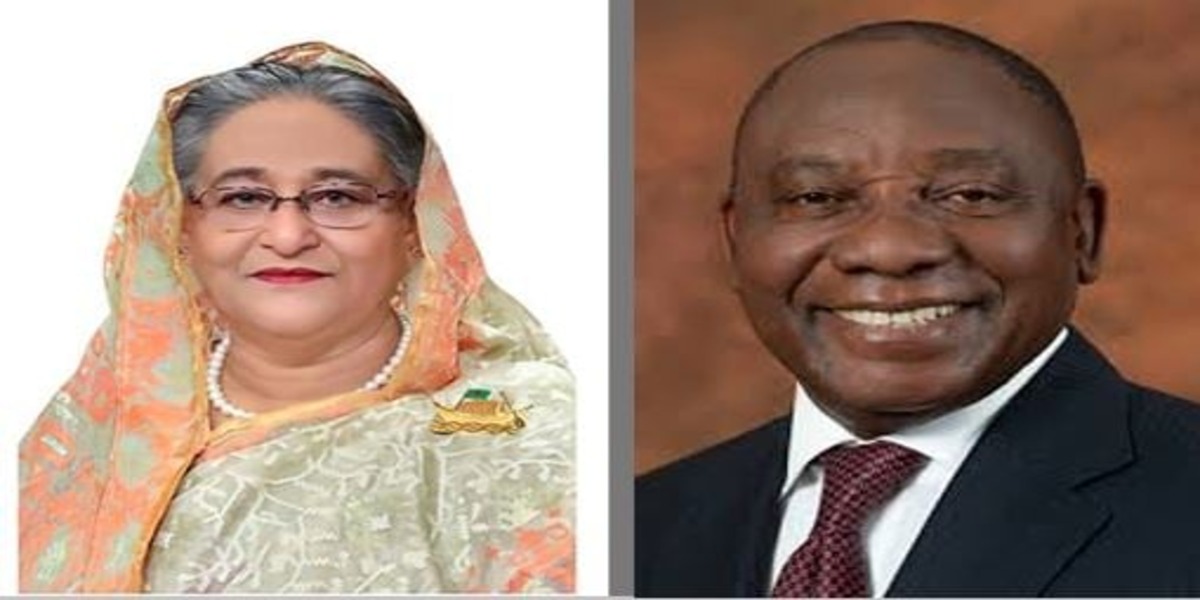 Hasina felicitates South African President Ramaphosa