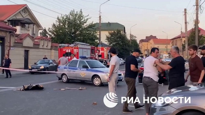 15 killed in synagogue, church attacks in Russia’s Dagestan
