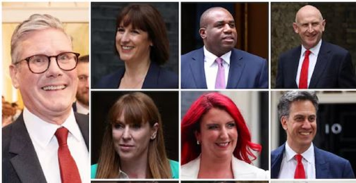 Starmer names first cabinet after landslide win