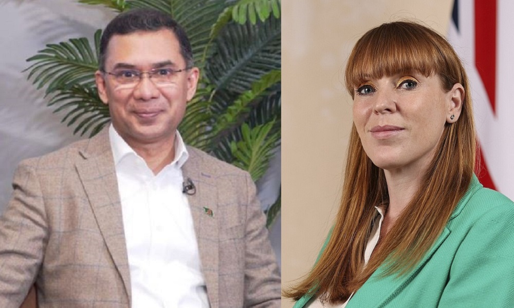 Tarique Rahman felicitates UK's deputy prime minister Angela Rayner