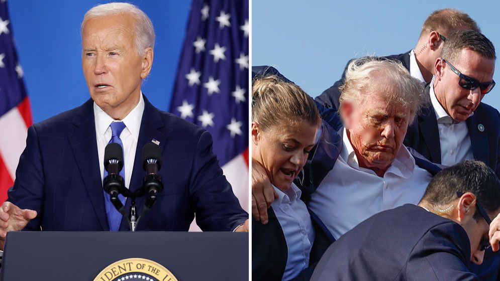 Biden denounces political violence