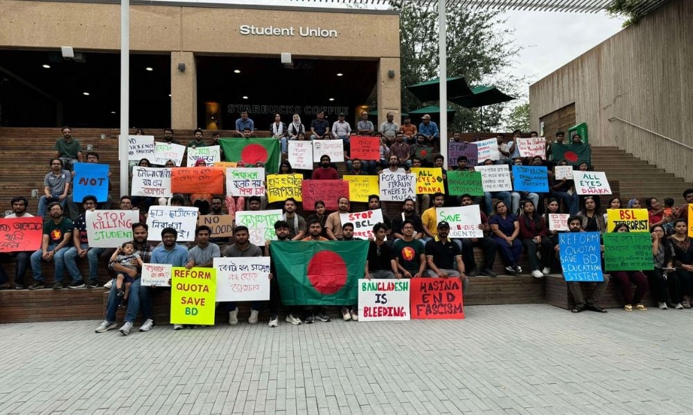 Bangladeshi students in US demand Hasina's resignation