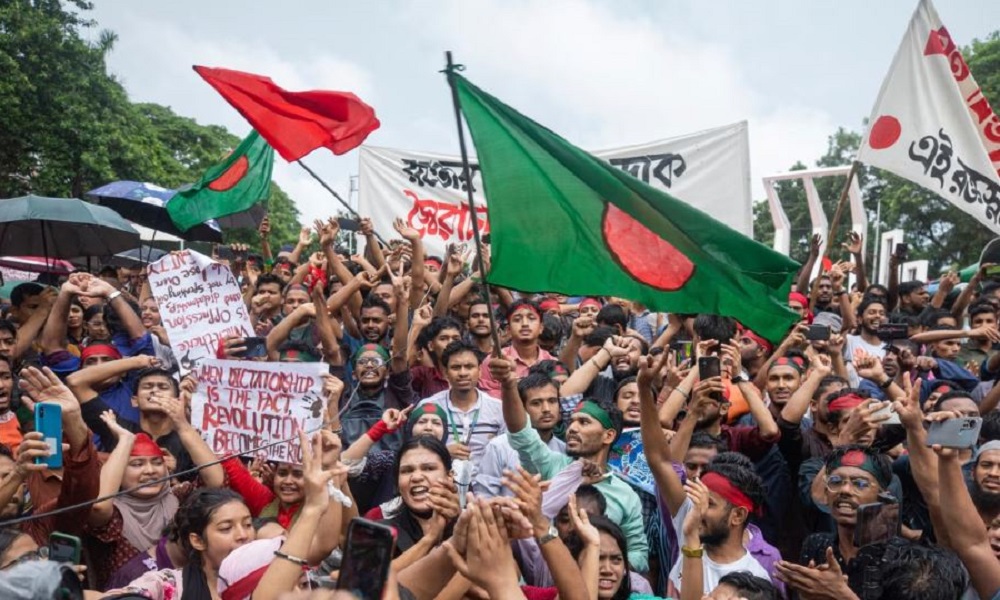 Bangladesh protesters call for Hasina's resignation 