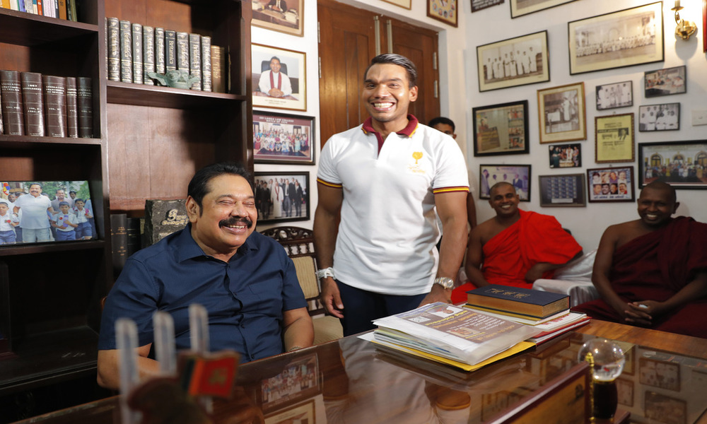 Heir apparent to Sri Lanka's powerful Rajapaksa family will run in Sept's presidential election