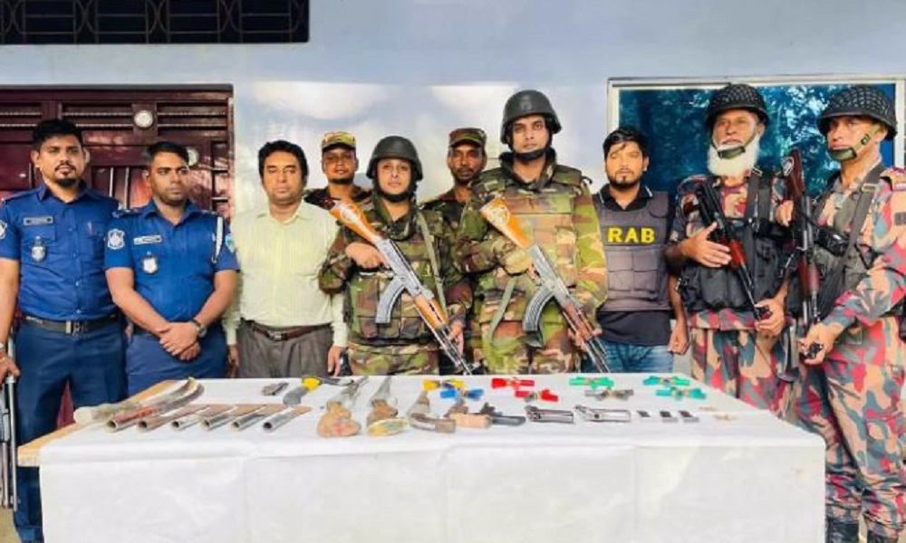 Joint forces’ drive: 25 arrested, 53 firearms recovered