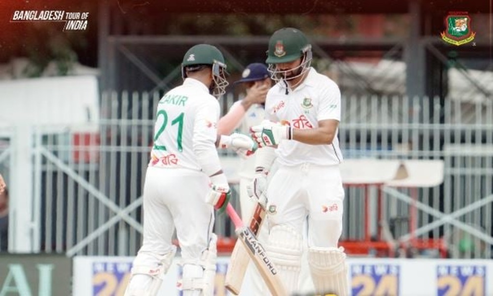 Bangladesh to face record 515-run target for victory in 1st Test