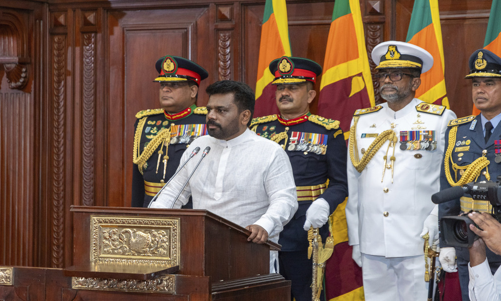 Marxist Anura Kumara Dissanayake sworn in as Sri Lanka's president