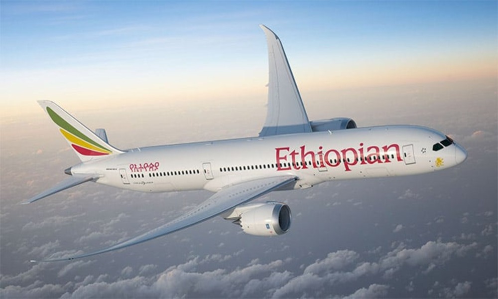 Ethiopian airlines' flight on Addis Ababa-Dhaka route from Nov 2