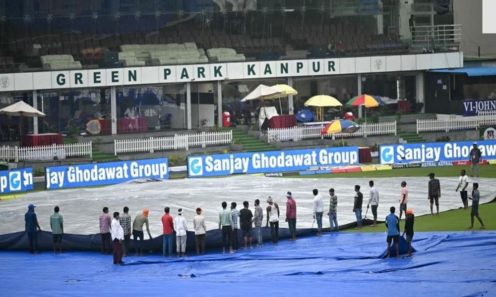 Rain washes out Day 2 of Kanpur Test