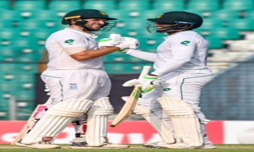 South Africa tightens grip in 2nd Test against Bangladesh