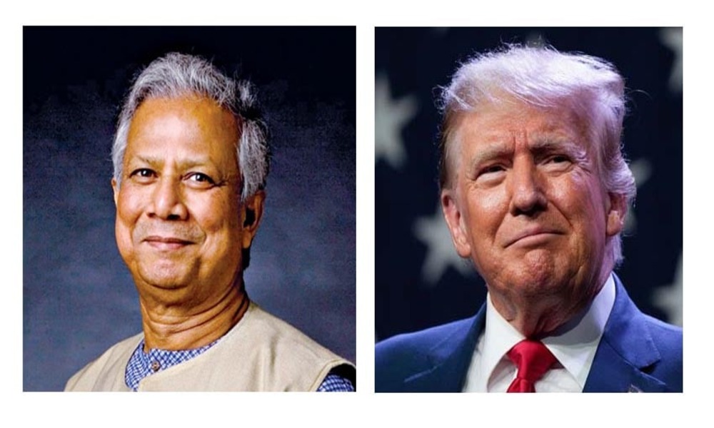 Yunus greets Trump on historic win in US polls