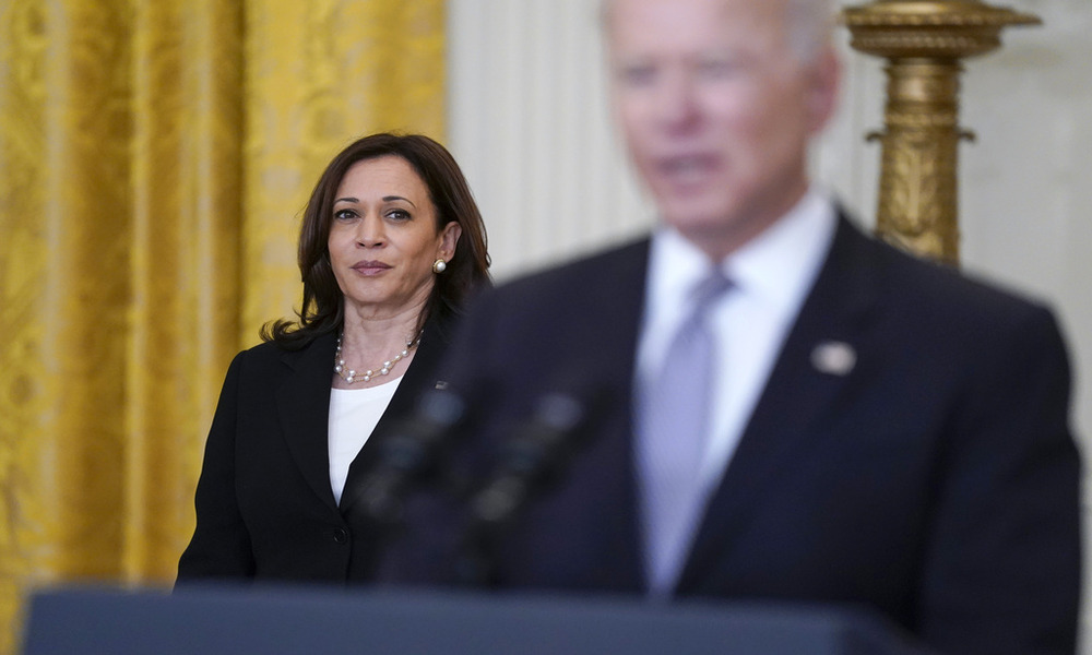 Biden gets blamed by Harris allies for the vice president's resounding loss