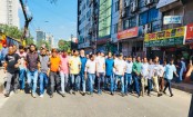 BNP leaders, activists stage protests at Noor Hossain square, AL office