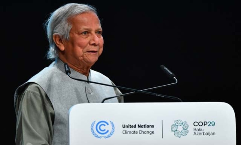 Yunus for 'zero carbon'-based life-style to save planet