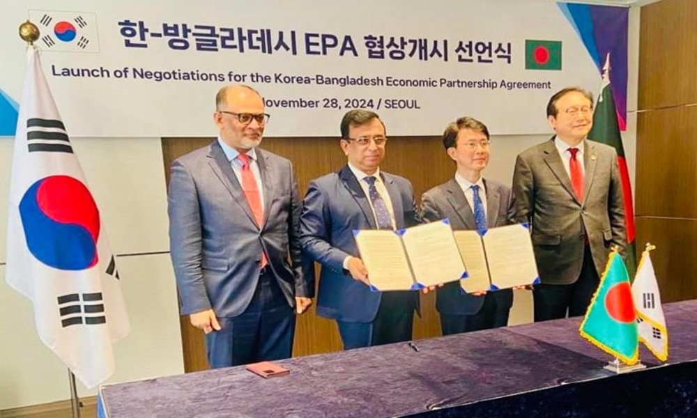 Dhaka, Seoul kicks off negotiation to sign EPA