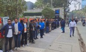 Grameenphone’s terminated workers stage demo, demand reinstating