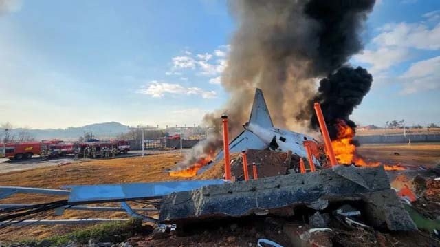 96 dead in S Korea plane crash
