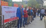 Grameenphone’s terminated workers continue demo in second phase