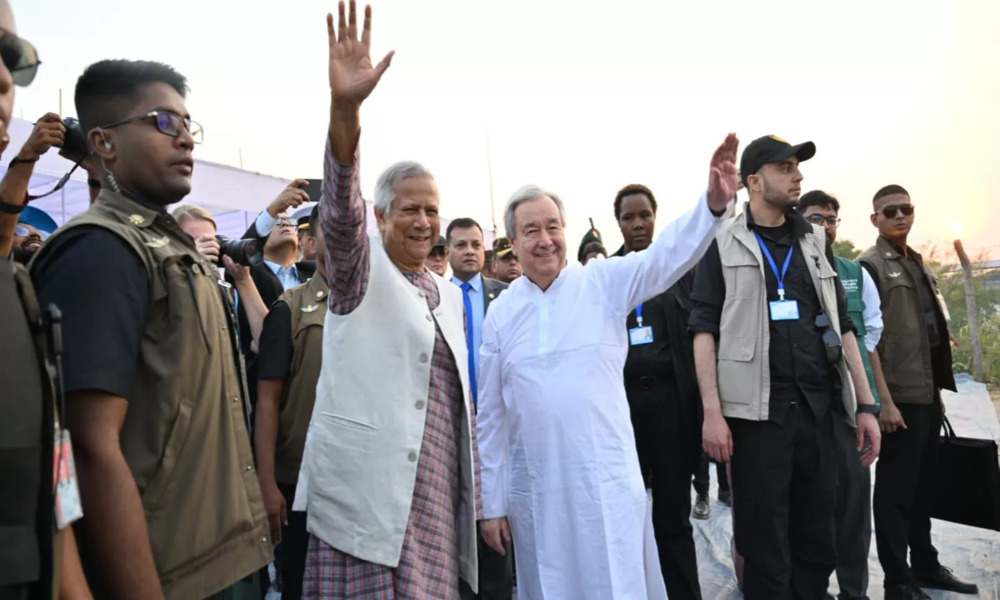 Prof Yunus pledges joint efforts with UN for Rohingya repatriation by next year