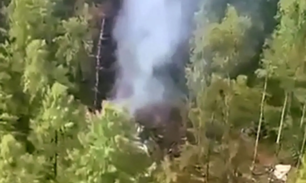 Plane carrying 49 passengers crashes in Russia